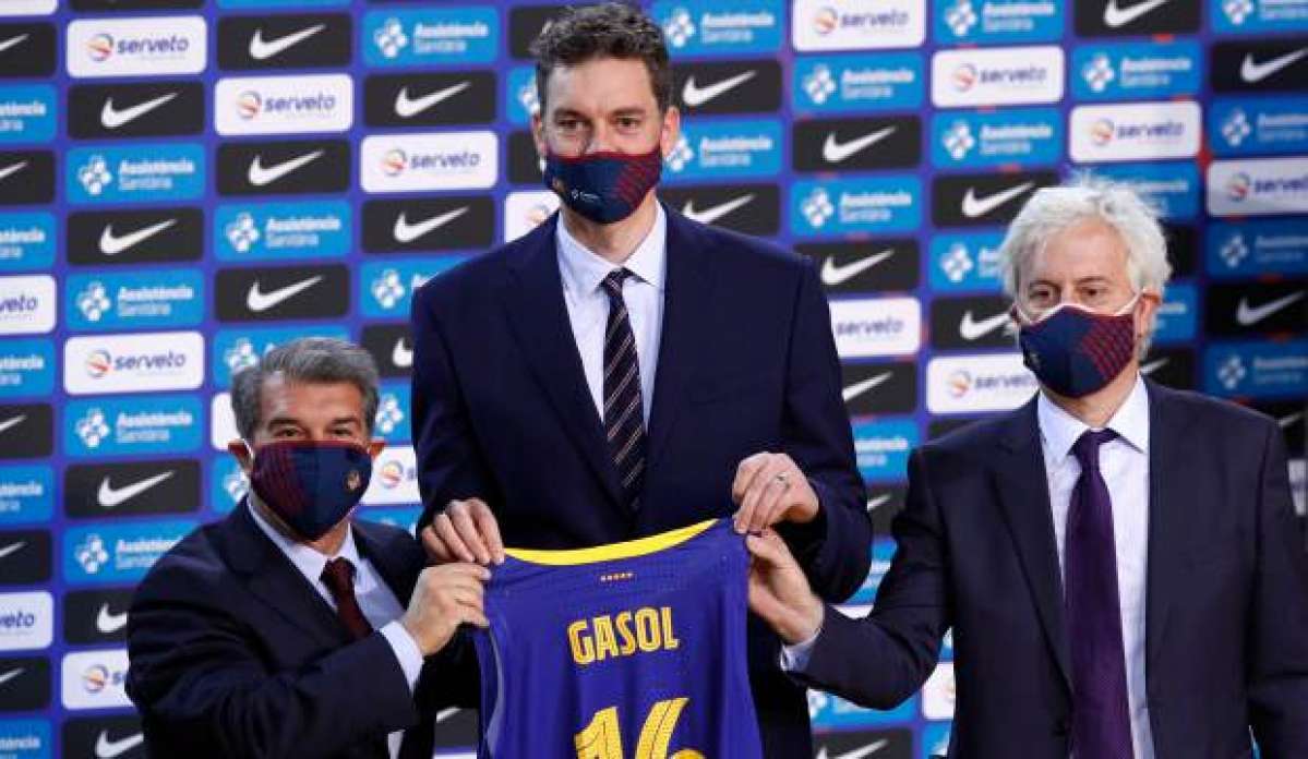Pau Gasol 20 yıl sonra Barcelona'ya döndü