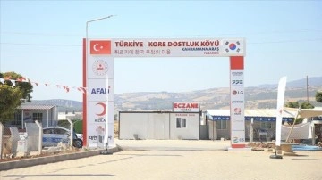 Pazarcık'taki "Türkiye-Kore Dostluk Köyü Konteyner Kenti" afetzedelerin sıcak yuvası