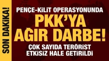 Pençe-Kilit Operasyonunda PKK'ya ağır darbe: 19 terörist etkisiz hale getirildi