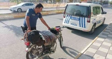 Polisin şüphelendiği motosiklet çalıntı çıktı