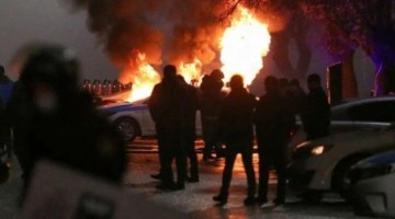 Protestoların iç çatışmaya dönüştüğü Kazakistan'da art arda 3 patlama! Keskin kimyasal koku yay