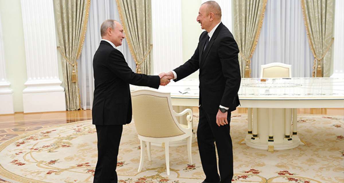 Putin ve Aliyev, Türk-Rus Ortak Merkezi'ni görüştü