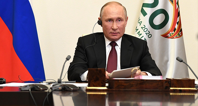 Putin’in G-20 zirvesindeki gündemi Covid-19 ve global ekonomik kriz oldu