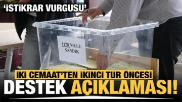 Risale-i Nur Cemaati ve Semerkand vakfından ikinci tur için destek açıklaması!