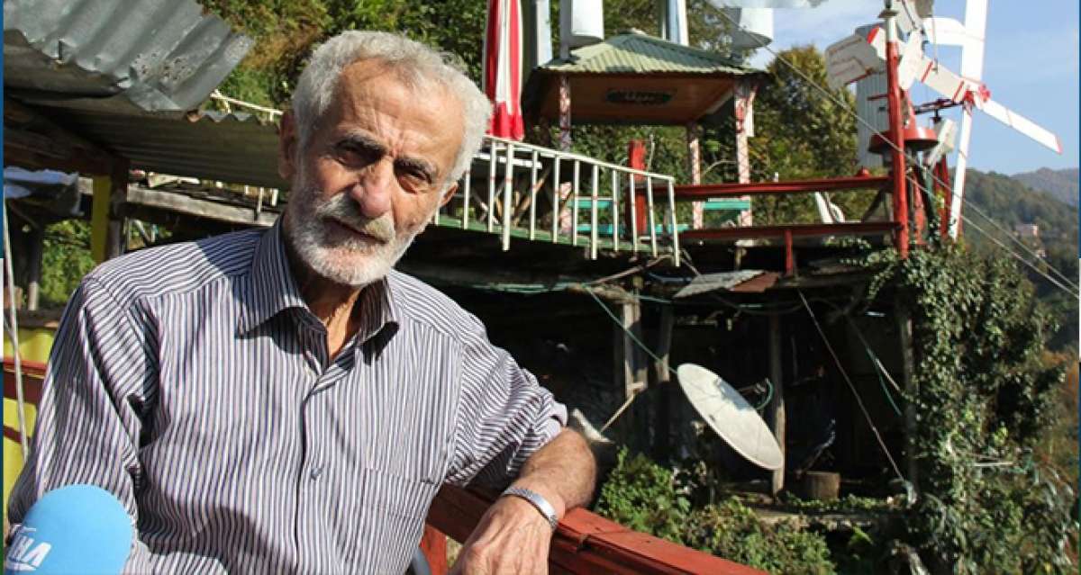 Rize'de dönen evi ile tanınan Bilal Atasoy hayatını kaybetti
