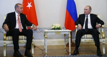 Rusya Devlet Başkanı Putin, Cumhurbaşkanı Erdoğan'la görüştü