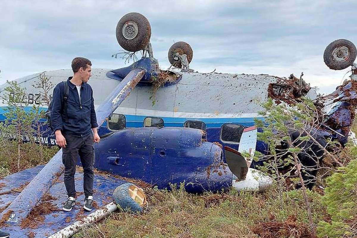 Rusya'da radardan kaybolan uçağın görüntüleri ortaya çıktı