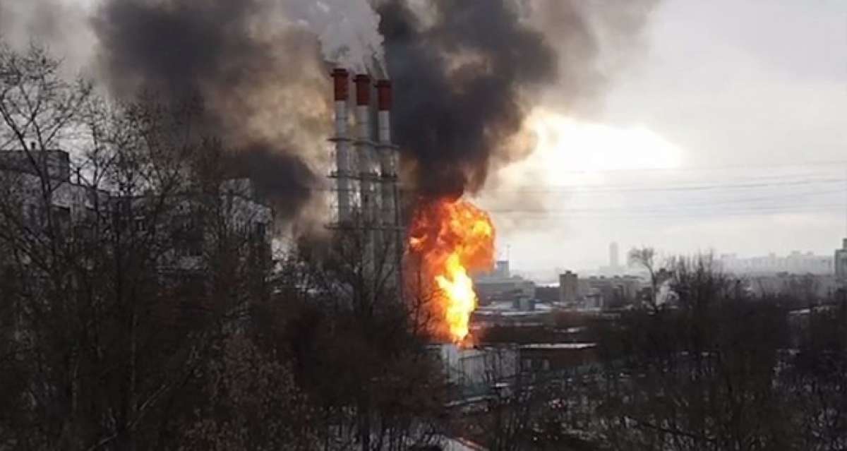 Rusya'da sanayi sitesinde büyük yangın