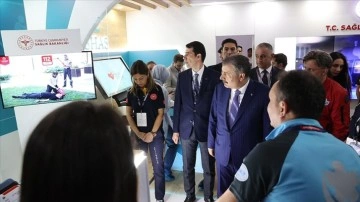Sağlık Bakanı Koca TEKNOFEST'i ziyaret etti