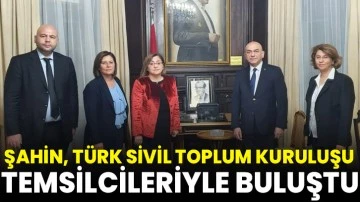 Şahin, Türk Sivil Toplum Kuruluşu temsilcileriyle buluştu