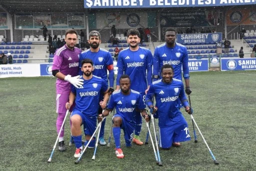  Şahinbey Ampute'den farklı galibiyet 7-0