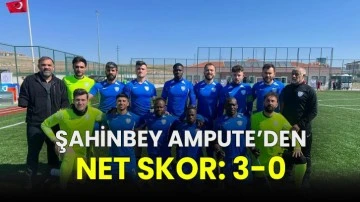 Şahinbey Ampute’den Net Skor 3-0