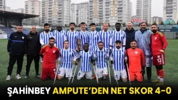 Şahinbey Ampute’den net skor 4-0