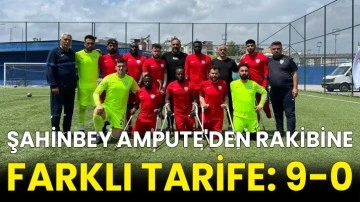 Şahinbey Ampute'den rakibine farklı tarife: 9-0