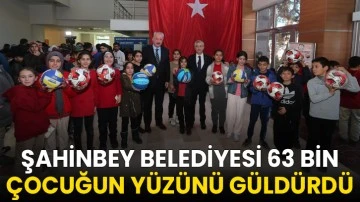 Şahinbey Belediyesi 63 Bin Çocuğun Yüzünü Güldürdü