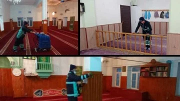 Şahinbey Belediyesi Ekipleri Camileri Temizliyor