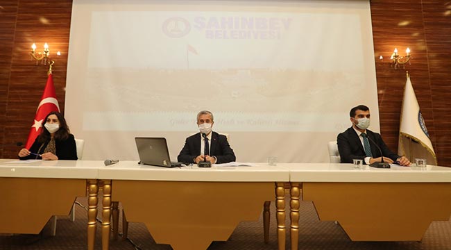 Şahinbey Belediyesi Mart ayı toplantısı yapıldı