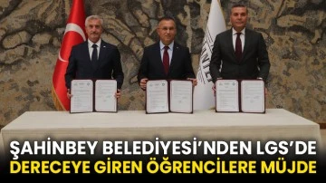 Şahinbey Belediyesi’nden Lgs’de Dereceye Giren Öğrencilere Müjde