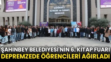 Şahinbey Belediyesi'nin 6. Kitap Fuarı Depremzede Öğrencileri Ağırladı