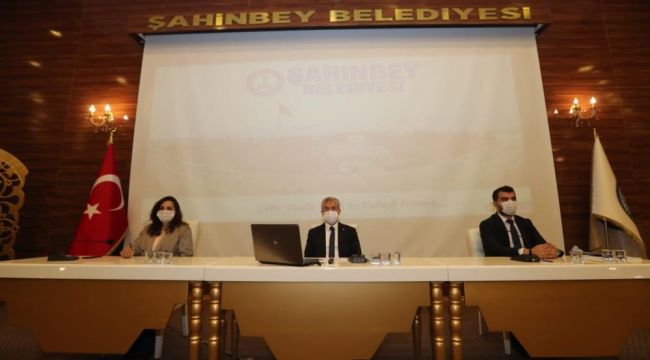 Şahinbey Belediyesi nisan ayı meclis toplantısı yapıldı 