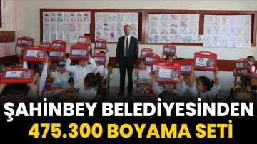 Şahinbey Belediyesinden 475.300 Boyama Seti