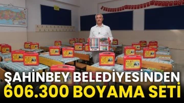 Şahinbey Belediyesinden 606.300 Boyama Seti