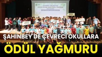 Şahinbey'de çevreci okullara ödül yağmuru