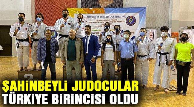 Şahinbeyli Judocular Türkiye birincisi oldu