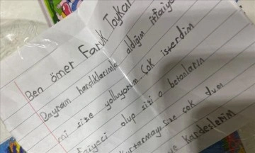 Sakarya'dan deprem bölgesine oyuncak gönderen çocukların notları duygulandırıyor