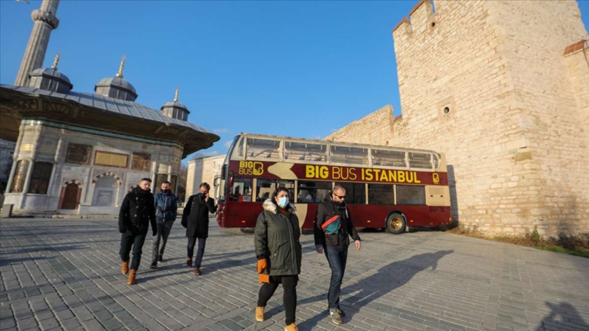 Salgında İstanbul'u ziyaret eden Bosnalı gazeteciler 'güvenli turizm' olanaklarına ha