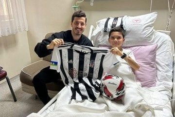 Salih U&ccedil;an, k&uuml;&ccedil;&uuml;k &Ouml;mer'i ziyaret etti