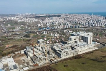 Samsun Şehir Hastanesi'nin kaba inşaatı bitmek üzere