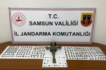 Samsun'da tarihi eser operasyonu: 2 g&ouml;zaltı