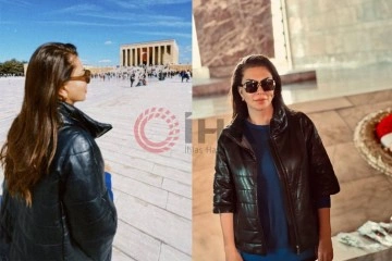 Sanatçı Ebru Yaşar’dan Anıtkabir ziyareti