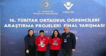 SANKO Okulları öğrencileri TÜBİTAK’ta Türkiye üçüncüsü oldu
