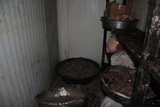 Şanlıurfa’da 1 ton bozuk et ele geçirdi