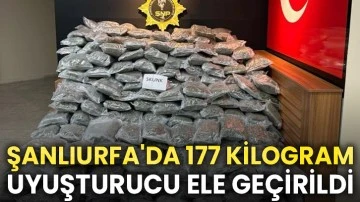 Şanlıurfa'da 177 kilogram skunk ele geçirildi