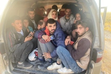 Şanlıurfa’da 18 düzensiz göçmen yakalandı