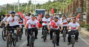 Şanlıurfa’da gençlik bayramı için pedal çevirdiler