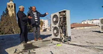 Şanlıurfa’da hırsızlar tarihi caminin klima motorlarını çaldı