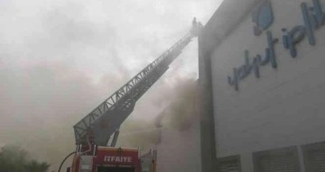 Şanlıurfa’da iplik fabrikasında korkutan yangın