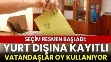 Seçim resmen başladı: Yurt dışına kayıtlı Türkler oy kullanıyor