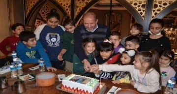 Şehit çocuklarından Kervancıoğlu’na doğum günü sürprizi