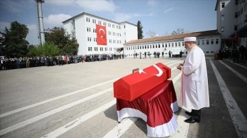 Şehit Jandarma Astsubay Çavuş Burak Şahin, İstanbul'da son yolculuğuna uğurlandı