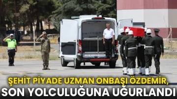 Şehit Piyade Uzman Onbaşı Özdemir, Gaziantep'te son yolculuğuna uğurlandı