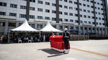 Şehit polis Alp Efe Bekit için İstanbul'da tören düzenlendi