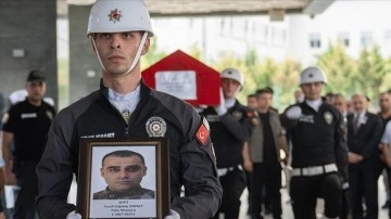 Şehit polis memuru Yusuf Çağatay Sanalp son yolculuğuna uğurlandı