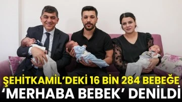 Şehitkamil’deki 16 Bin 284 Bebeğe ‘Merhaba Bebek’ Denildi