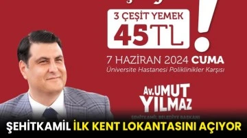 Şehitkamil ilk kent lokantasını açıyor