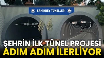 Şehrin İlk Tünel Projesi Adım Adım İlerliyor